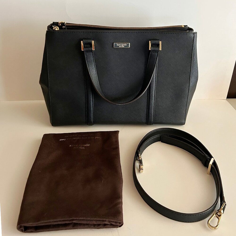 KATE SPADE NEWBURY LANE LODEN SAFFIANO LEATHER CROSSBODY SHOULDER BAG SATCHEL